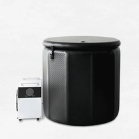 Refroidisseur portable pour bain de glace avec système de filtration à pompe automatique, capacité 500L/600L, refroidissement à 0 degré pour thérapie par contraste et relaxation
