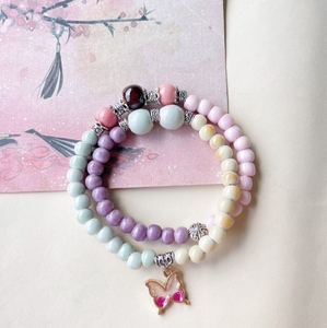 สร้อยข้อมือ Maneki-<span class=keywords><strong>neki</strong></span> สไตล์ชนเผ่าน่ารักทำจากเซรามิก Jingdezhen - Product Image 2