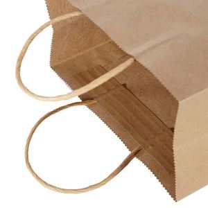Bolsa de Papel Kraft Gruesa con Diseño Personalizado al por Mayor, Impresión de Logotipo Personalizado, Bolsa de Papel para Regalos y Compras con Asas Retorcidas - Product Image 6