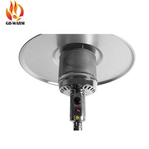 Calentador de Gas en forma de <span class=keywords><strong>seta</strong></span> dorada martillada, para Patio, <span class=keywords><strong>estufa</strong></span> al aire libre, cilindro de Gas - Product Image 6