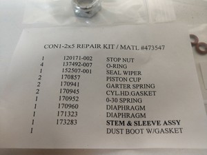 Plc Nos Main <strong>Windbox</strong> Damper Drive Repair Kit V1jcb 473547 for Warranty Product - Product Image 2