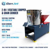 Machine combinée hachoir à légumes et moulin à céréales 300-600KG/H 150-300KG/H 1000W 220V Processeur double fonction