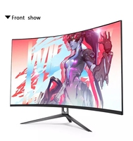 Monitor gaming 32 inci, Monitor gaming 1500R OEM tanpa bingkai QHD 2k melengkung 165HZ