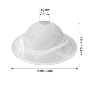 โคมไฟแก้วโบราณสําหรับโคมไฟตั้งพื้น ตะแกรงสีฟ้า Torchiere เปลี่ยนโคมไฟ - Product Image 2