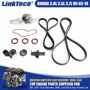 Kit de correa de distribución Linkteco bomba de agua para Honda Accord <span class=keywords><strong>Pilot</strong></span> Odyssey Acura MDX J30A4 J35A5 3.0L 3.5L 3.7L V6 GAS SOHC 2003-2018 - Product Image 3