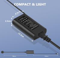Adaptateur secteur USB C 90W de haute qualité TYPE C chargeur mural à charge rapide pour ordinateur portable Dell QC3.0
