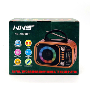 Altavoz Inalámbrico Portátil NS-7099BT/7771BT, Nuevo, con Bluetooth, Estéreo, Radio FM/SW/<span class=keywords><strong>AM</strong></span>, Reproductor de Tarjeta TF/USB, Supergraves, Subwoofer Activo - Product Image 1