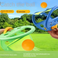 Jouet de lancer et de attraper en plastique pour enfants, jeu de sport interactif parent-enfant en plein air