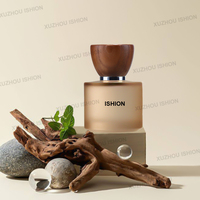 Mode Design De Luxe 30 ml 50 ml 100 ml Vide Rond En Verre Petite Bouteille De Parfum 30 ml 50 ml Avec Boîte