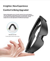 Lunettes Intelligentes en Temps Réel avec Caméra 8MP, IA Intégrée, Reconnaissance d'Images, Contrôle Tactile pour les Appels