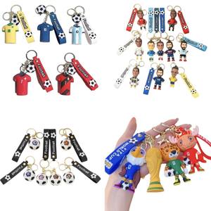 Llavero con Diseño de Estrella de Fútbol, Jersey, Mascota, Souvenir para Fanáticos, Colgante Pequeño para Mochila Escolar, Venta al por Mayor para EE. UU., Canadá y México - Product Image 1