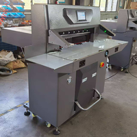 Máquina Cortadora de Papel Hidráulica Industrial de 720 mm, Cortadora de Guillotina CNC Programable para Impresión Offset y Recorte de Libros