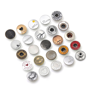 KUNSHUO Vintage Logo personnalisé Denim boutons carrés en acier inoxydable fer métal laiton Rivets pour Jeans Technique de placage - Product Image 1