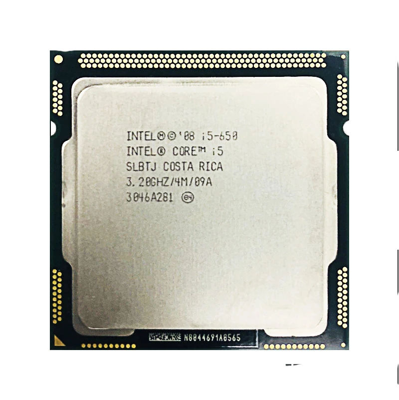 For Intel Core I5-650 I5 650 GHz Dual-Core CPU Processor 4M 73W LGA 1156