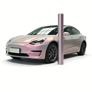 Vinilo para Automóviles de Color Gris Volcánico de Ensueño, TPU, Autoadhesivo, Brillante, Resistente a los Arañazos, con Protección UV, Película Protectora para Carrocería - Product Image 1