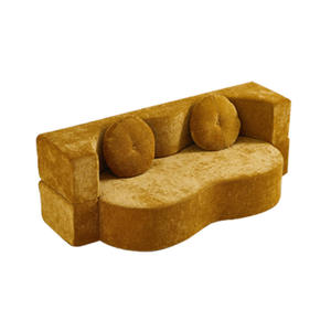 Divano Letto Componibile a <span class=keywords><strong>L</strong></span> Dalla Forma Unica in Stile Moderno Minimalista Pieghevole e Compresso - Product Image 5