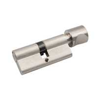 Cylindre de serrure Eruo en alliage de Zinc antivol de haute qualité à bas prix avec bouton 68mm Upvc cylindre de serrure de porte ronde interrupteur de verrouillage Hover