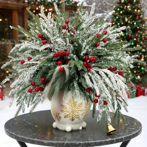 Norfolk Artificial Pine Branch 35.5cm Snowy Style <b>Christmas</b> <b>Decoration</b> - Product Image 3