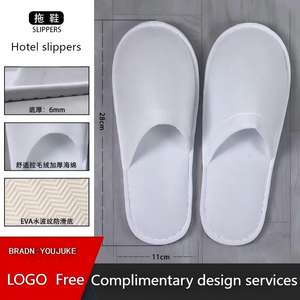 Chaussons jetables personnalisables, chaussons d'hôtel abordables avec logo, chaussons jetables pour hôtel - Product Image 2