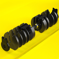 Haltères réglables de luxe pour salle de sport, 30lb, 50lb, 65lb, 95lb, avec support – Offre spéciale