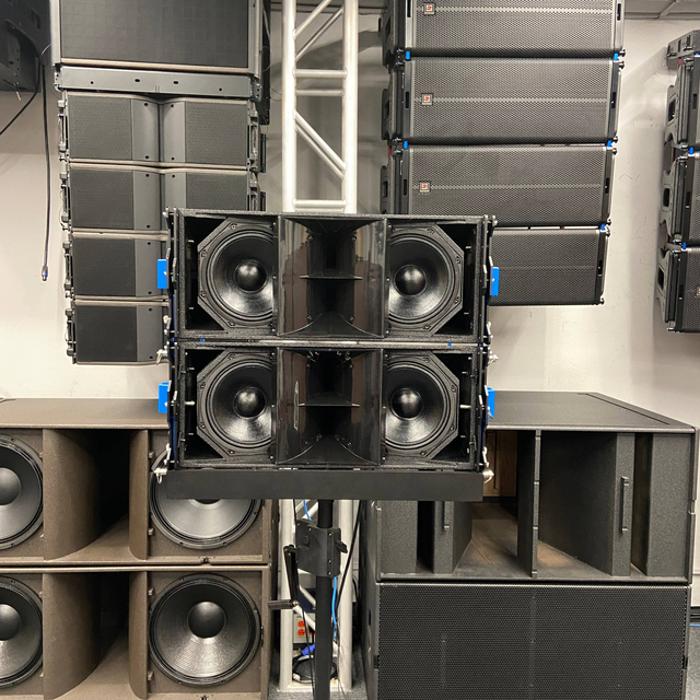 LASE A-8W Pro Audio Outdoor Stage Concert KTV Sound System 2-way Dual 8-inch Line Array PA Speakers