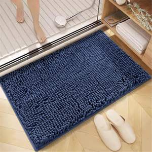 Polyester séchage rapide antidérapant Super absorbant l'eau microfibre tapis imprimé personnalisé emballage nouveauté salle de bain sol tapis de bain - Product Image 1