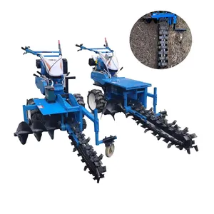 SHARE Mini Chain Digger Trencher Cable Laying Trenching Machine Farming Chain Trench Digger Digging Machine for Digging Trenches