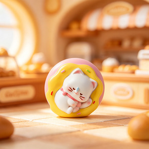กล่องสุ่มของตกแต่งเรซิ่นรูปแมวน่ารัก Dessert Meow House ของตกแต่งบ้านขนาดเล็ก ของขวัญสำหรับเด็กผู้หญิง - Product Image 2
