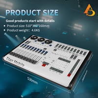 Console d'éclairage AICPOSE Titan Control Wing pour les événements de mariage, les fêtes, les scènes, contrôleur d'éclairage DMX