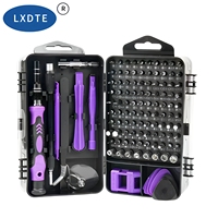 Ensemble de tournevis de précision LXD 115 en 1, ensemble de embouts de tournevis professionnels, ensemble d'outils de réparation électronique magnétique