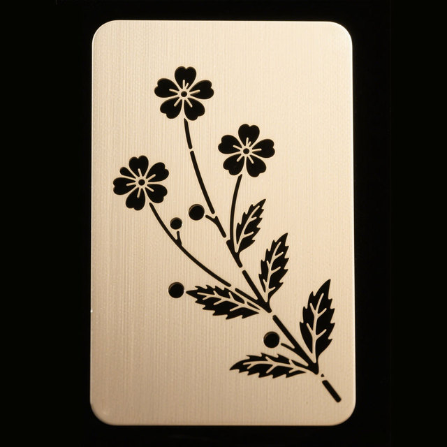 Wholesale Laser Cutting Carbon Steel Metal Wall Stencil Sheets Reusable Template Stencils Custom Stencils for Spray Painting
