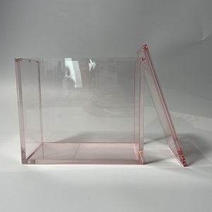 Nueva Caja Magnética Apilable de Acrílico con Diseño Tie Dye de Colores Vivos, Caja Transparente para Exhibición de ETB, Organización de Escritorio - Product Image 4