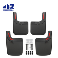 Accessoires automobiles : Bavettes de protection anti-éclaboussures en ABS pour Ford F-250 F-350 2017-2024 avec extensions d'ailes