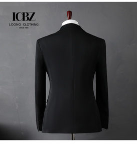 Costumes d'affaires pour hommes <span class=keywords><strong>vert</strong></span> <span class=keywords><strong>foncé</strong></span>, nouveau design, costumes slim fit 3 pièces pour hommes, costumes de travail formels pour hommes, fourniture d'usine - Product Image 5
