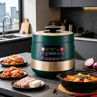 Cuisinière à pression électrique multifonctionnelle de taille familiale 5L 6L, système de verrouillage de sécurité, cuisinière à pression domestique