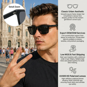 Lunettes de soleil polarisées personnalisées TR90 pour homme, certifiées CE, idéales pour la conduite, la marche <span class=keywords><strong>ou</strong></span> les courses en plein soleil - Product Image 1