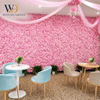 Mur de fleurs artificielles en soie, décoration murale de roses, toile de fond pour mariage, événement, photomaton, arche de fête intérieure, personnalisable