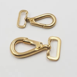 Precio de fábrica, ganchos de gatillo de Metal de 25mm, gancho de presión ovalado, mosquetón, herrajes para bolsos - Product Image 6