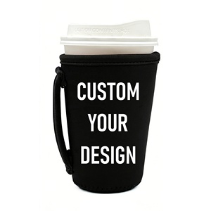 Funda reutilizable para taza, Koozy personalizado con logo, para el 4 <span class=keywords><strong>de</strong></span> julio, para portavasos, para café helado, Koozy en blanco - Product Image 4