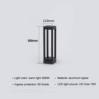 SOFIT BL-002 Modern Bahçe Spot Lambası 220V AC Led Çim Aydınlatma Direği IP54 Alüminyum Alaşım CE Sertifikalı 270 Işın 5000K/75 CRI 2 Yıl Garantili