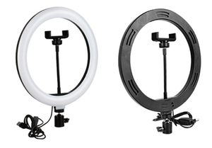 Support trépied pour anneau lumineux LED, pour diffusion en direct sur mobile en intérieur, maquillage, photographie, éclairage d'appoint, lampe de nuit, selfie, en plastique AC - Product Image 4