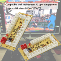 Kit DIY Arcade à latence nulle avec boutons et joystick, accessoires pour machine de jeu d'arcade, compatible PS, PS2, PC et Raspberry Pi