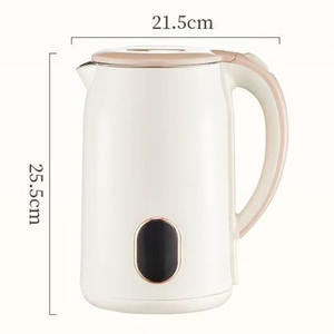 Fabrieksdirect verkoop elegante, eenvoudige 1500W perzikkleurige roestvrijstalen grote capaciteit draadloze elektrische waterkoker voor huishoudelijk gebruik en hotels - Product Image 6