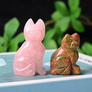 Groothandel Kristal Ambachten Gesneden Crystal Crystal Crystal <span class=keywords><strong>Cat</strong></span> Voor Decoratie - Product Image 3