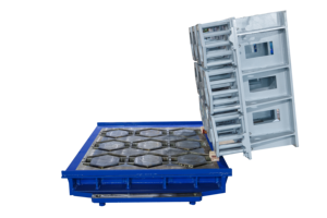 Moule en acier pour blocs de béton <span class=keywords><strong>Lego</strong></span>, moule pour la fabrication de blocs de mur à rétention de couleur, moule décoratif pour pavés de jardin - Product Image 2