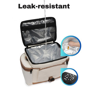 Bolsa Térmica Porta Alimentos Fuliya Personalizada, Nevera Portátil para Picnic, Gran Capacidad, para Viajes, Picnic, Trabajo, Aislada - Product Image 4