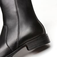 Bottines Chelsea pour homme au design classique, bottes de cow-boy en cuir véritable pour homme, tailles 37-45