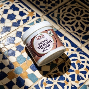 Shea Tradition Organic Natural African Black Soap Semi-Solid <b>Bathing</b> Soap for All Skin Types 2-Year <b>Shelf</b> Life Made in Nigeria - Product Image 1