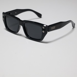 Gafas de sol polarizadas con montura cuadrada Jw 6007p para hombre, montura de plástico y metal negra, protección UV400, gafas de sol para exteriores. - Product Image 2