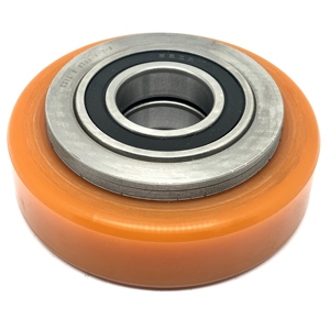 04900239 Ensemble de roue stabilisatrice en PU de rechange pour chariot élévateur électrique et gerbeur Jungheinrich EJE/EJC/ERE - Product Image 2